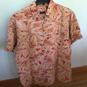Izod Tropical Button Down Large